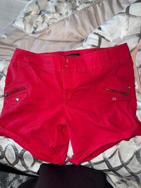 INC Women's Red Casual Shorts